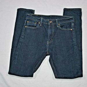 LEVI'S 510 Skinny Fit Stretch Denim Jeans Dark Blue W30 L32
